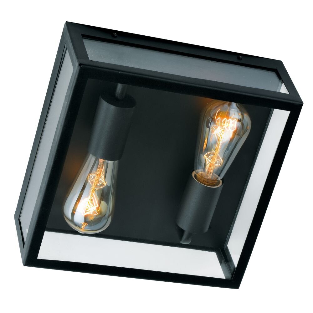 KS Verlichting Stanford Wandleuchte Schwarz, 1-flammig main product photo
