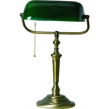 Steinhauer DE RIO Bankerlampe Bronze, 1-flammig