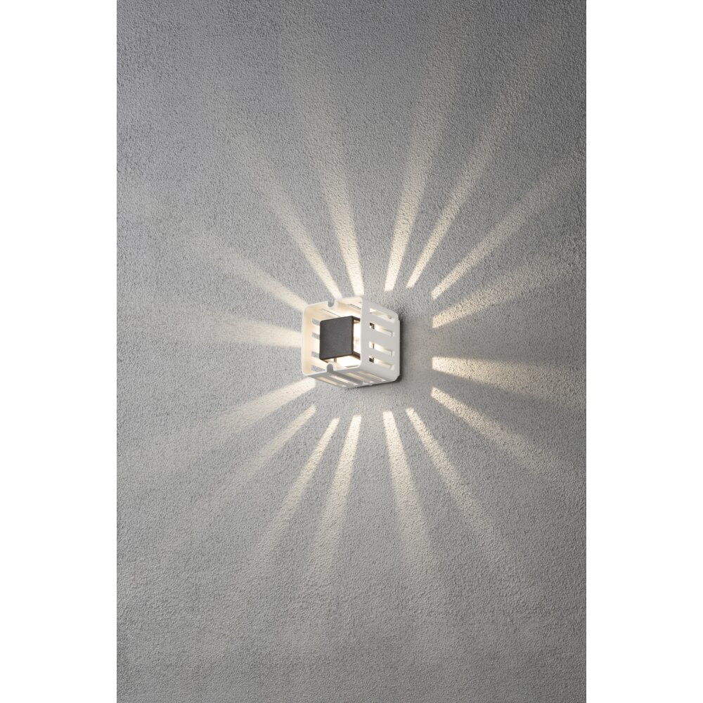 Konstsmide Pescara Wandleuchte LED Weiß, 1-flammig main product photo