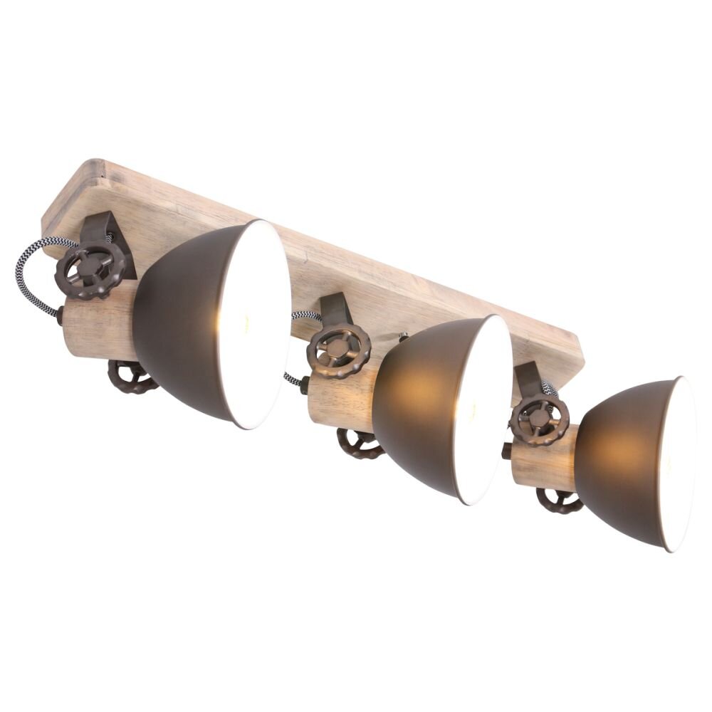 Steinhauer Gearwood Deckenleuchte Anthrazit, 3-flammig main product photo