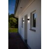 Lutec Aussenwandleuchte LED Anthrazit, 1-flammig