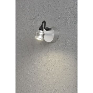 Konstsmide Monza Wandleuchte LED Aluminium, 1-flammig