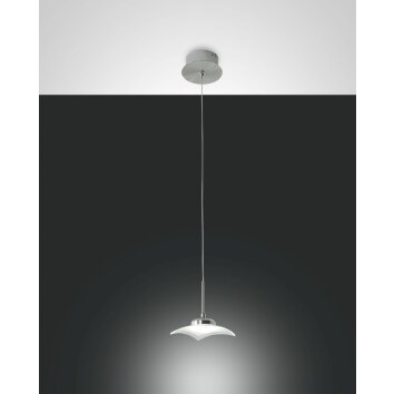 Fabas Luce Desus Pendelleuchte LED Nickel-Matt, 1-flammig