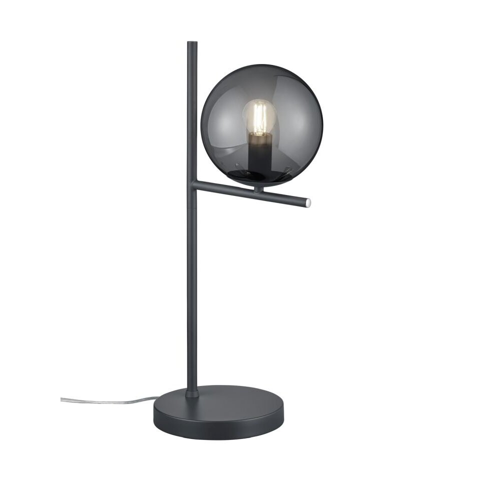 Trio Leuchten PURE Tischleuchte Anthrazit, 1-flammig main product photo