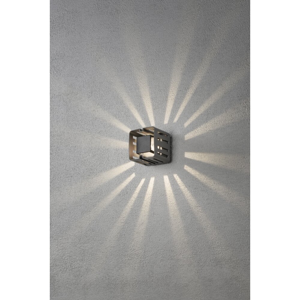 Konstsmide Pescara Wandleuchte LED Anthrazit, 1-flammig main product photo