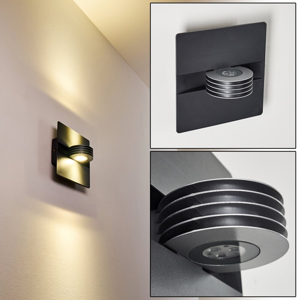 Haslen Außenwandleuchte LED Anthrazit, 1-flammig main product photo