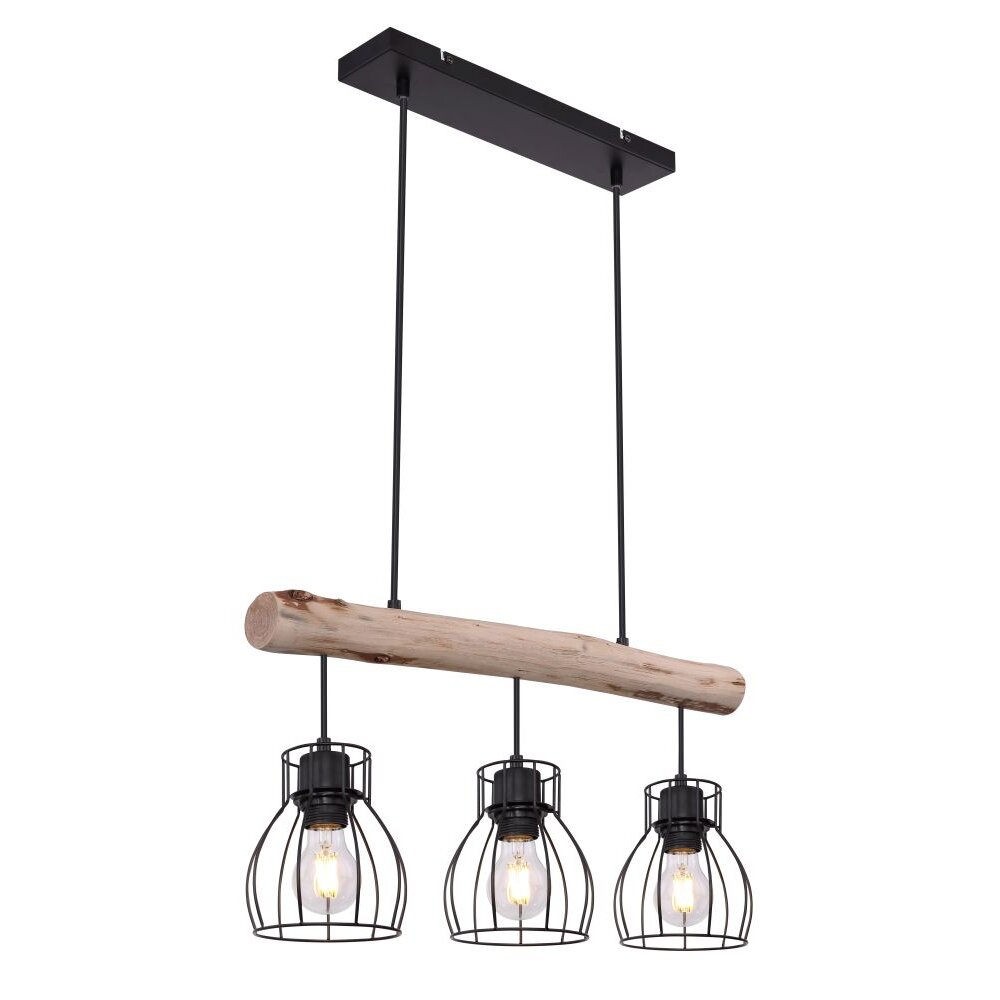 Globo MINA Hängeleuchte Schwarz, 3-flammig main product photo