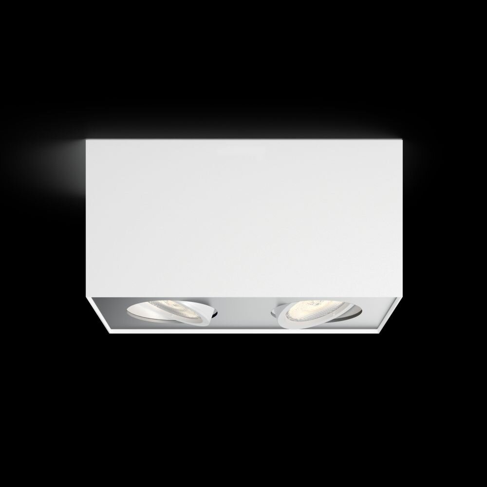 Philips Box Deckenleuchte LED Weiß, 2-flammig main product photo