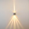 Mora Außenwandleuchte LED Edelstahl, 2-flammig