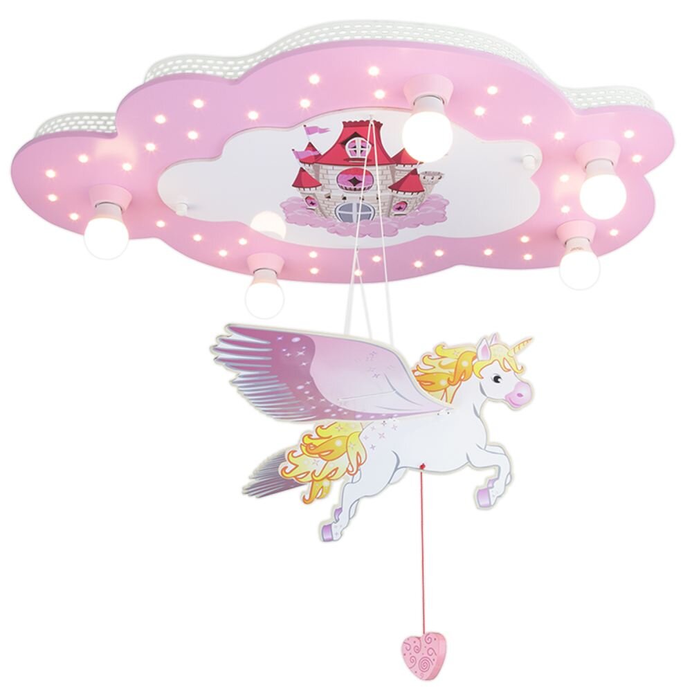 Elobra EINHORN Deckenleuchte Pink, 5-flammig main product photo