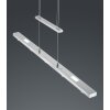 Trio Leuchten LACAL Pendelleuchte LED Nickel-Matt, 7-flammig