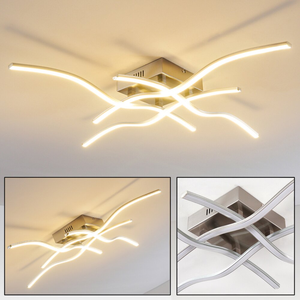Kosola Deckenleuchte LED Nickel-Matt, 4-flammig main product photo