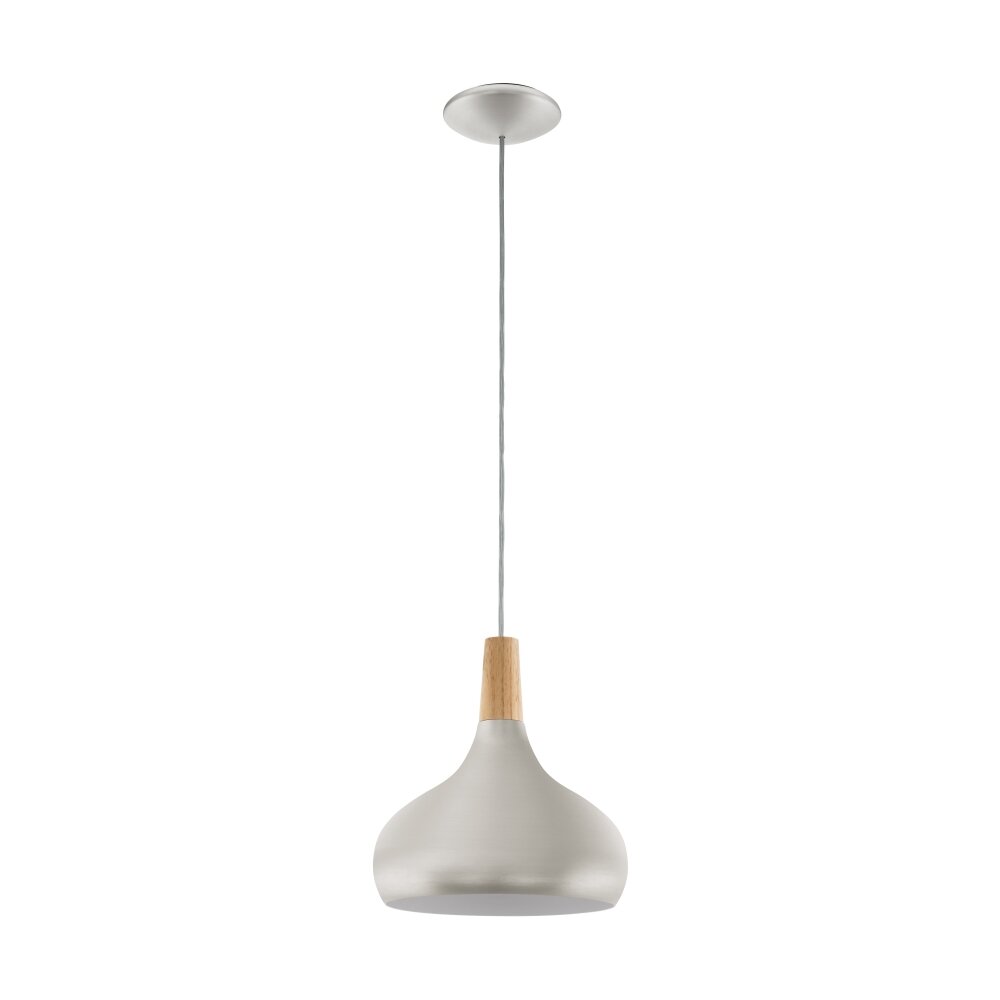 Eglo SABINAR Hängeleuchte Edelstahl, Silber, 1-flammig main product photo