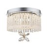 Globo MATHILDA Deckenleuchte LED Chrom, 1-flammig