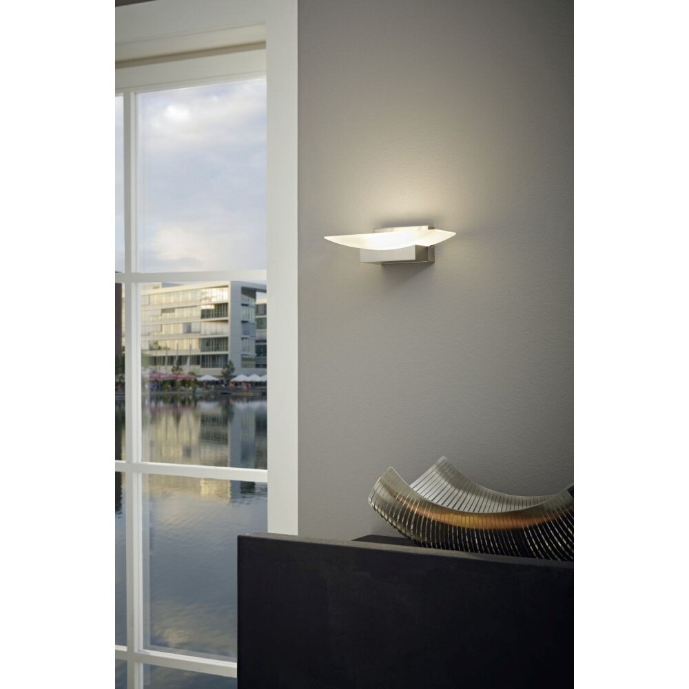 Eglo METRASS Wandleuchte LED Nickel-Matt, 1-flammig main product photo