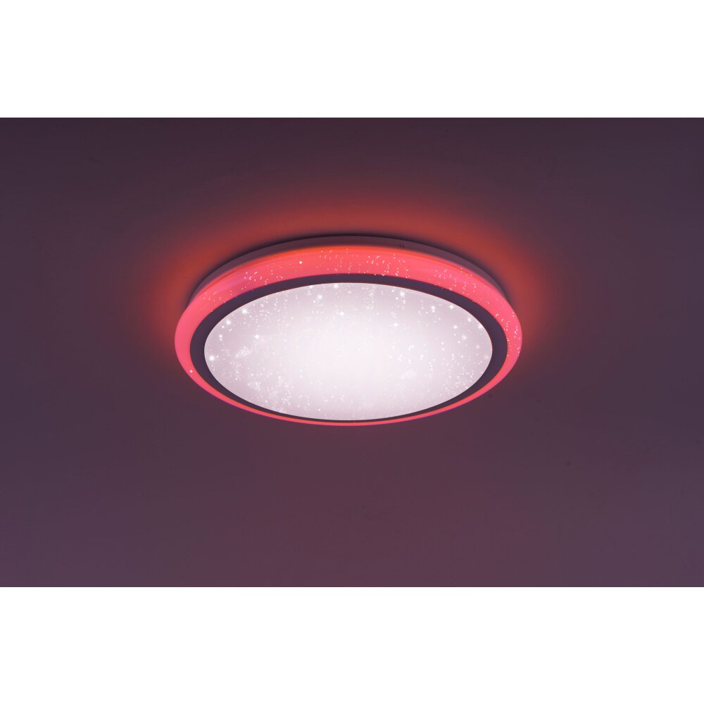 Leuchten Direkt Luisa Deckenleuchte LED Weiß, 2-flammig, Fernbedienung, Farbwechsler main product photo