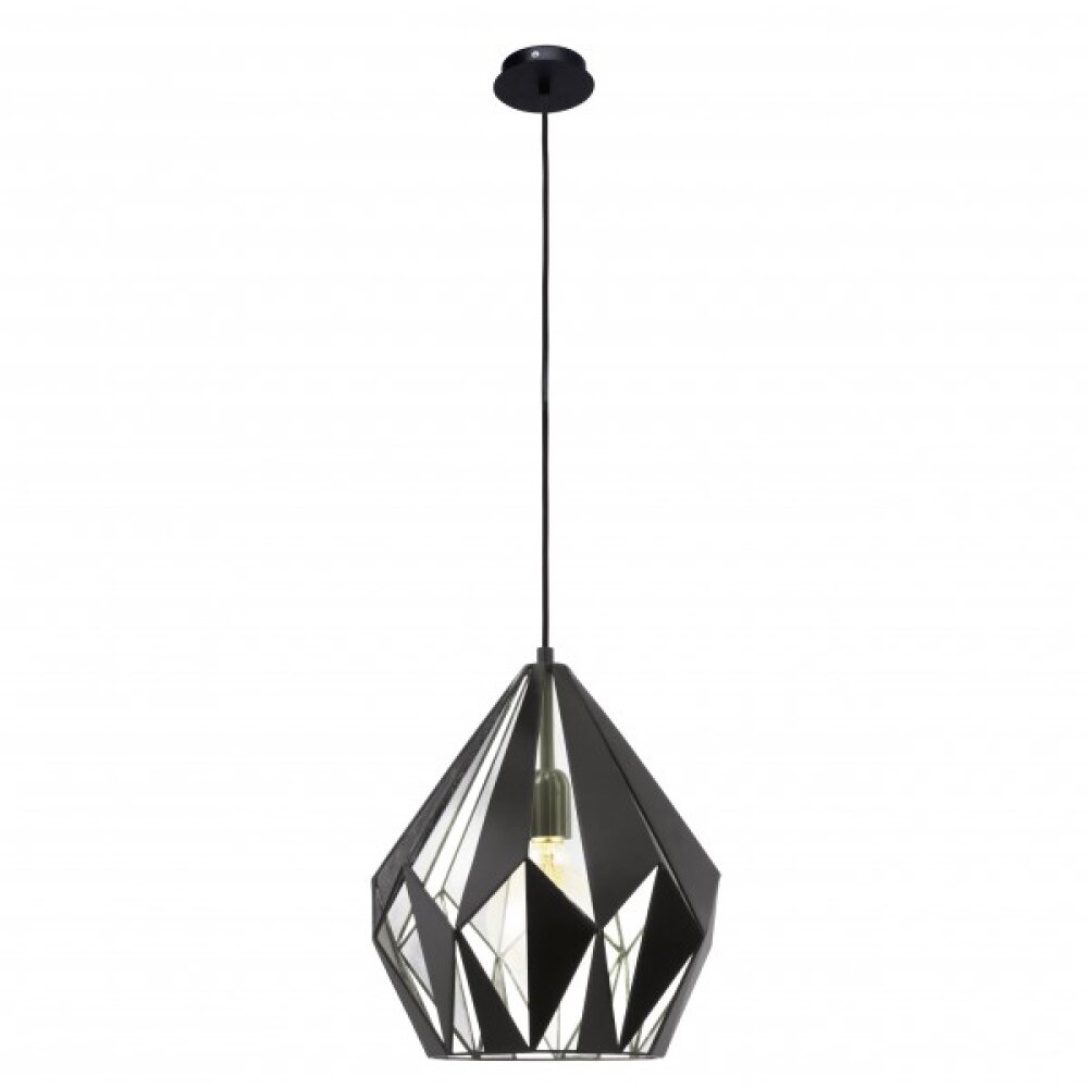 Eglo VINTAGE Hängeleuchte Schwarz, Silber, 1-flammig main product photo