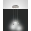 Fabas Luce Desus Pendelleuchte LED Nickel-Matt, 3-flammig