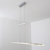 Lourdes Pendelleuchte LED Chrom, Nickel-Matt, 7-flammig