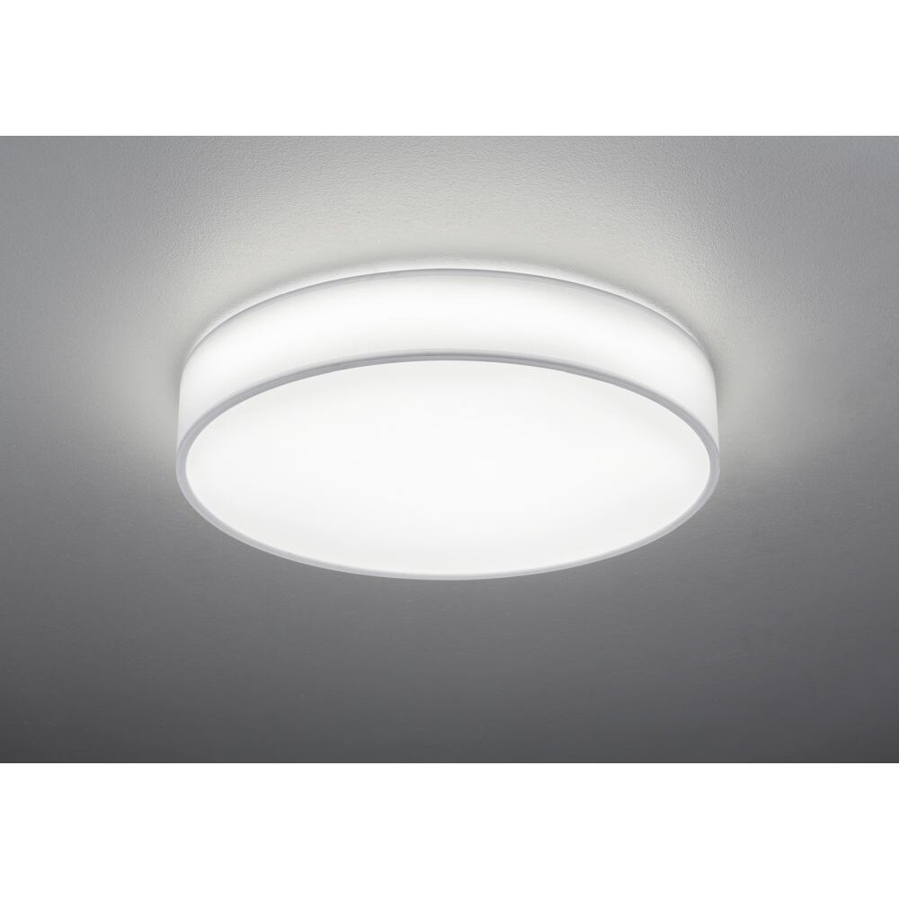 Trio Leuchten LUGANO Deckenleuchte LED Weiß, 1-flammig, Fernbedienung main product photo