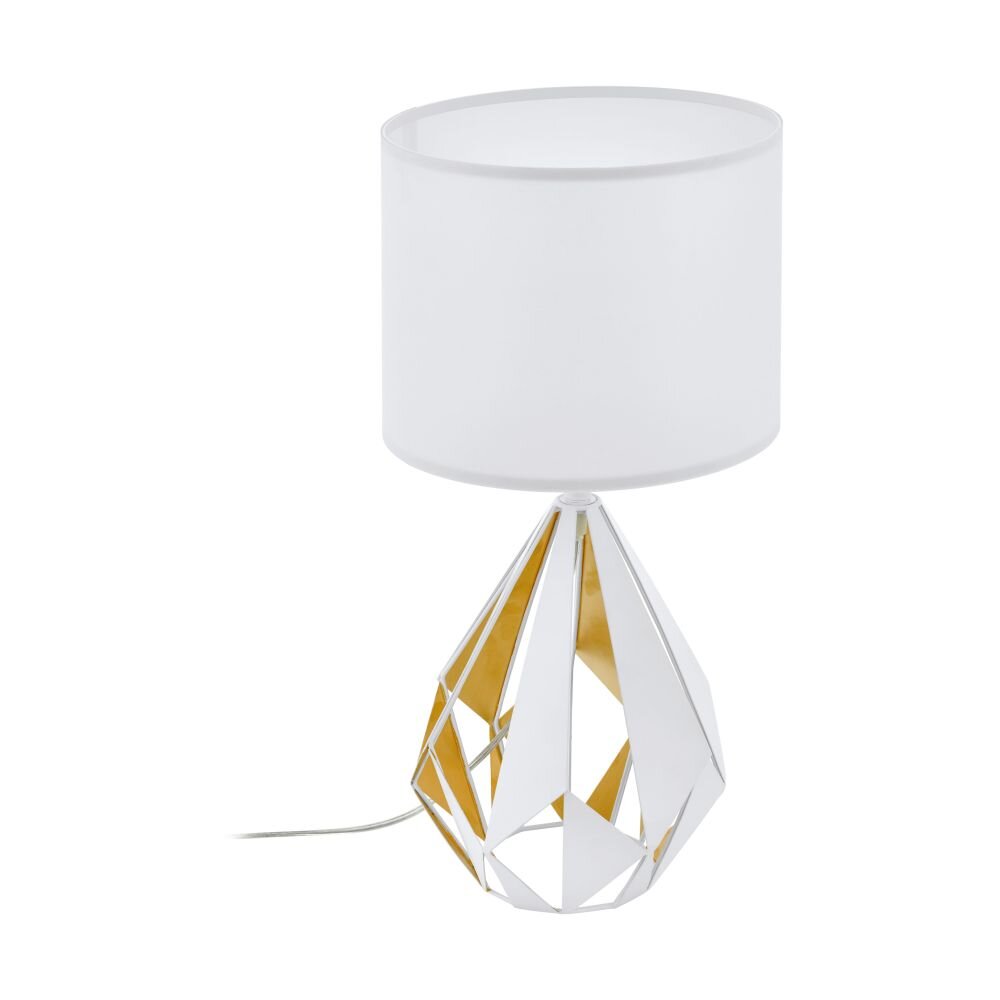 EGLO CARLTON Tischleuchte Gold, Weiß, 1-flammig main product photo