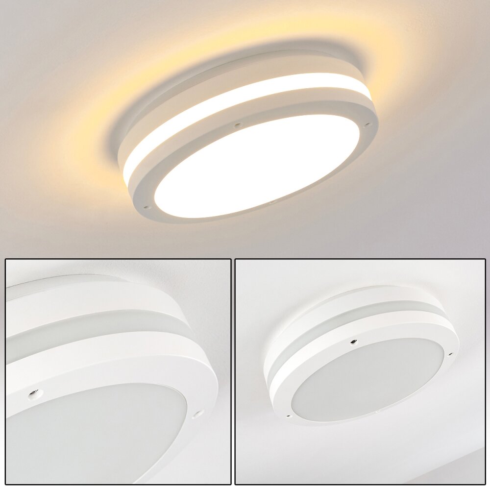 Wollongong Außendeckenleuchte LED Weiß, 1-flammig main product photo