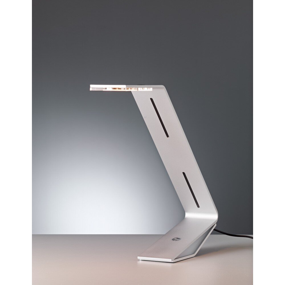 Tecnolumen Flad Tischleuchte LED Grau, Silber, 1-flammig main product photo