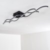 Flow Deckenleuchte LED Schwarz, 2-flammig
