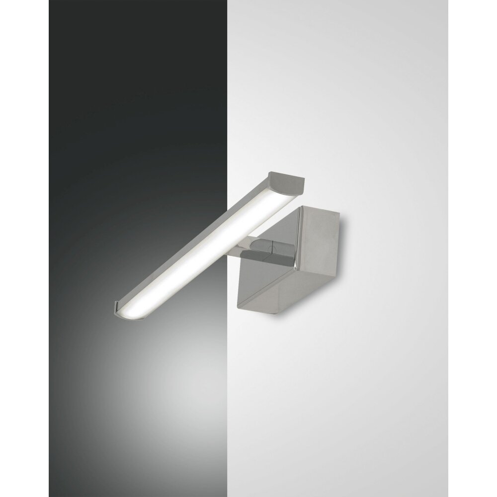 Fabas Luce Nala Wandleuchte LED Chrom, 1-flammig main product photo