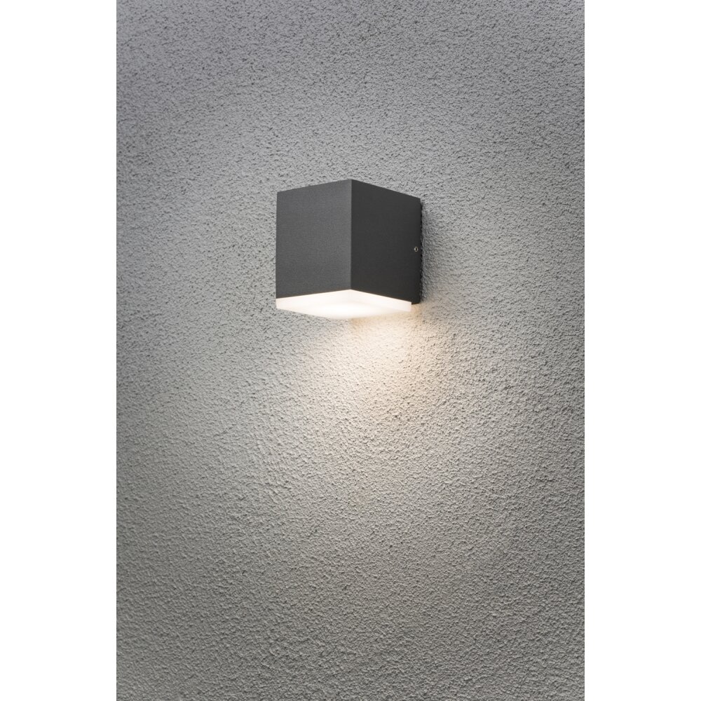 Konstsmide Monza Wandleuchte LED Anthrazit, 1-flammig main product photo
