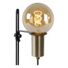 Lucide MALCOLM Tischlampe Schwarz, 1-flammig