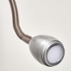 Wiby Wandleuchte LED Nickel-Matt, 2-flammig