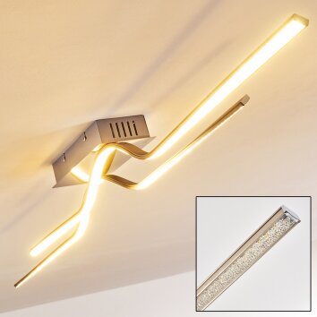 Jamjo Deckenleuchte LED Nickel-Matt, 1-flammig