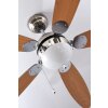 Globo AZURA Ventilator Nickel-Matt, 1-flammig