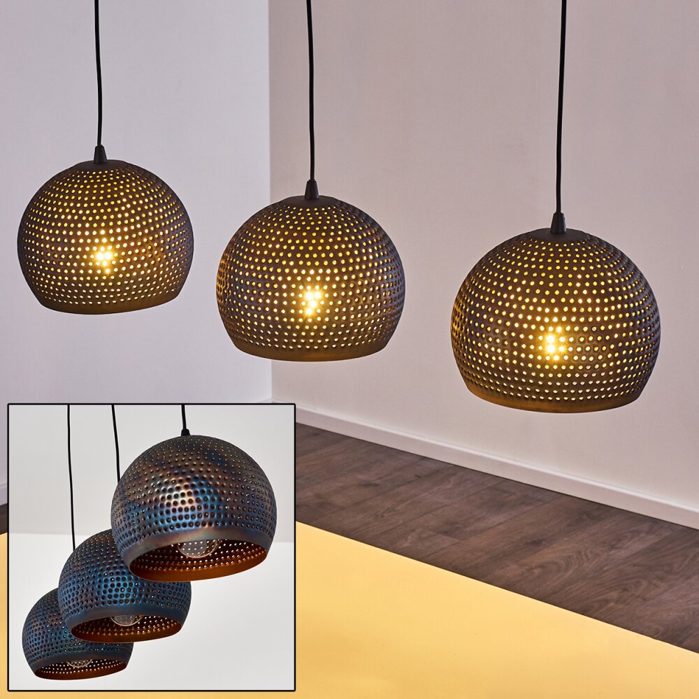 Wildervanksterdallen Pendelleuchte Schwarz, 3-flammig main product photo