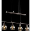 Globo Isla Hängeleuchte LED Bronze, 4-flammig