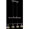 Globo Isla Hängeleuchte LED Bronze, 4-flammig