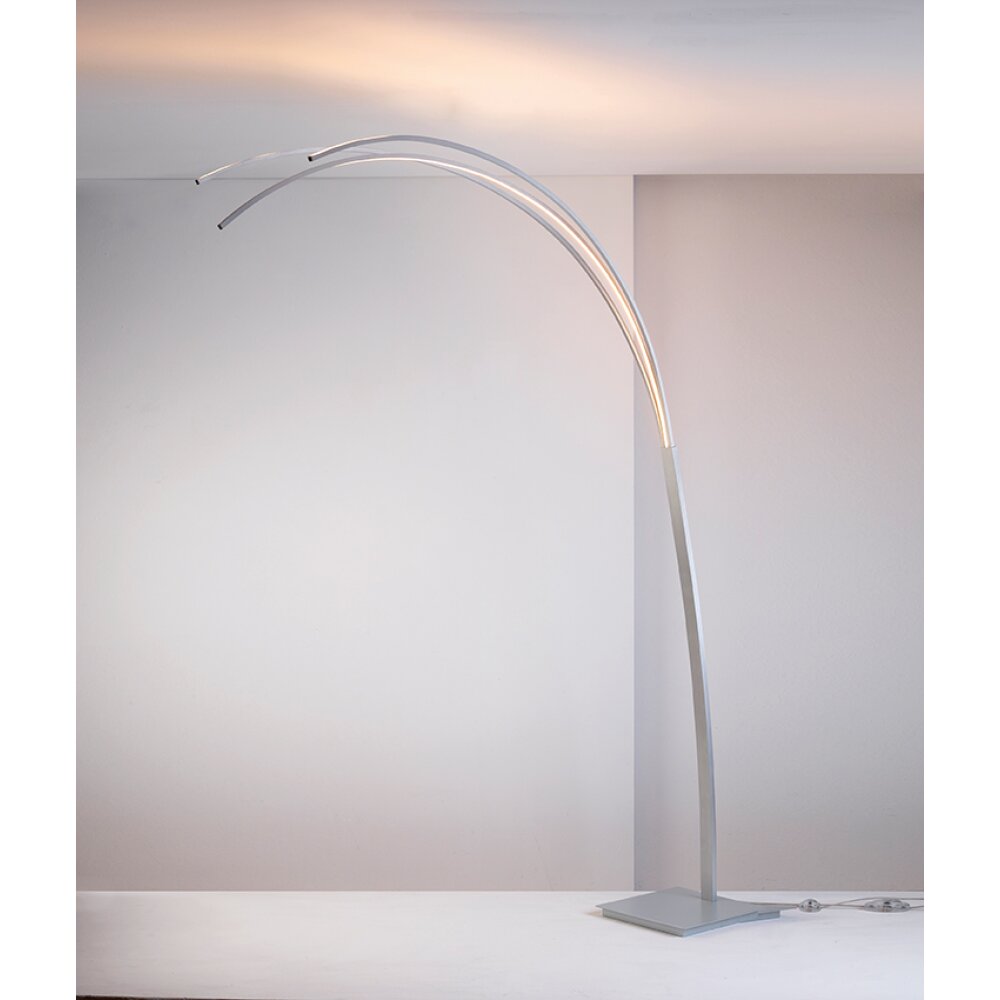 Bopp BOW Bogenleuchte LED Aluminium, 3-flammig main product photo