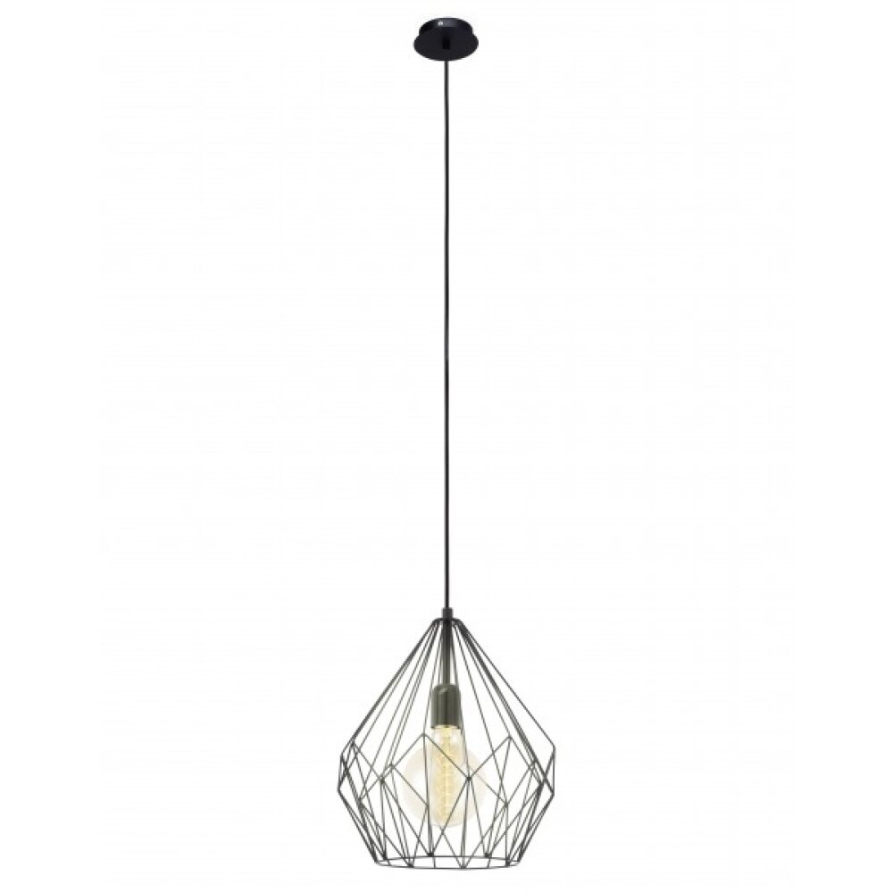 Eglo VINTAGE Hängeleuchte Schwarz, 1-flammig main product photo
