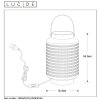 Lucide JAMILA Tischlampe Grau, 1-flammig