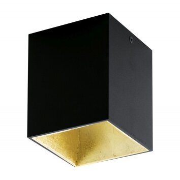 Eglo POLASSO Deckenleuchte LED Gold, Schwarz, 1-flammig