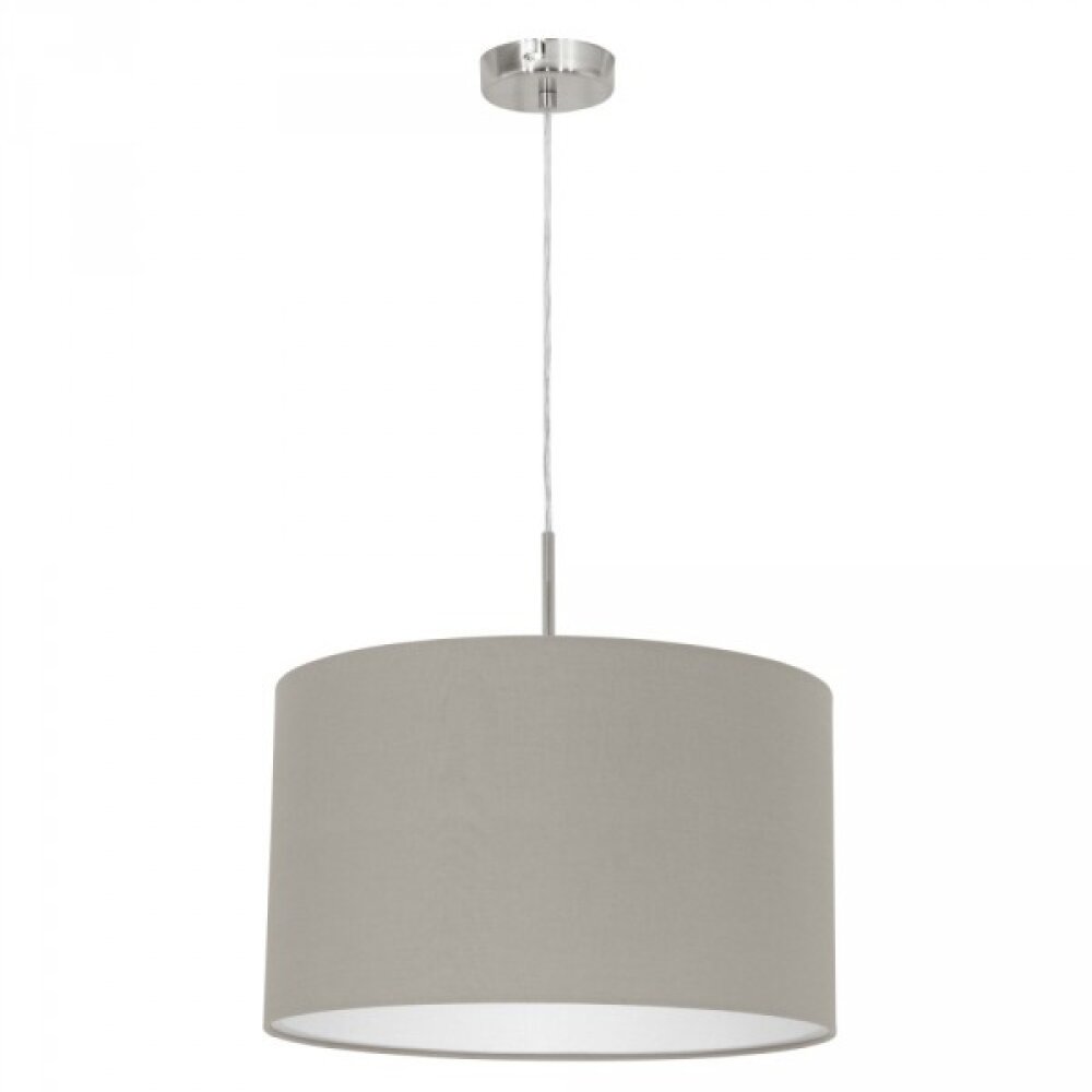 Eglo PASTERI Hängeleuchte Nickel-Matt, 1-flammig main product photo