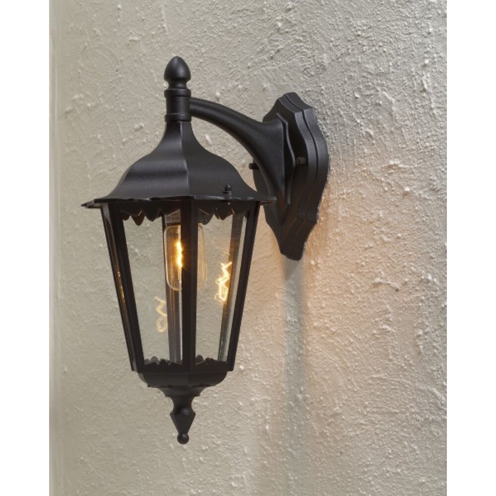 Konstsmide Firenze Wandleuchte Schwarz, 1-flammig main product photo