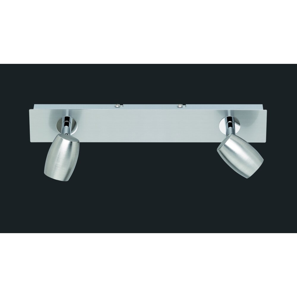 Trio Leuchten MICHAEL Deckenleuchte Nickel-Matt, 2-flammig main product photo