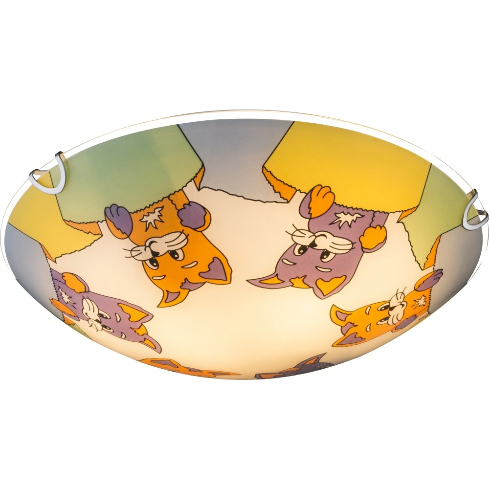 Globo Kiddy Deckenleuchte Weiß, 2-flammig main product photo