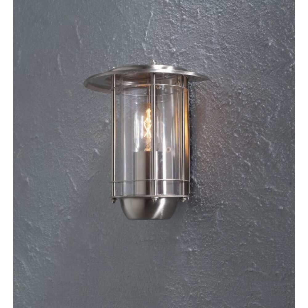 Konstsmide Trento Wandleuchte Edelstahl, 1-flammig main product photo
