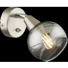 Globo ROMAN Wandstrahler LED Nickel-Matt, 1-flammig