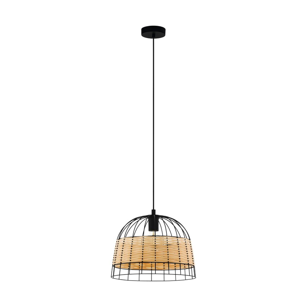 Eglo Leuchten ANWICK Hängeleuchte Schwarz, 1-flammig main product photo