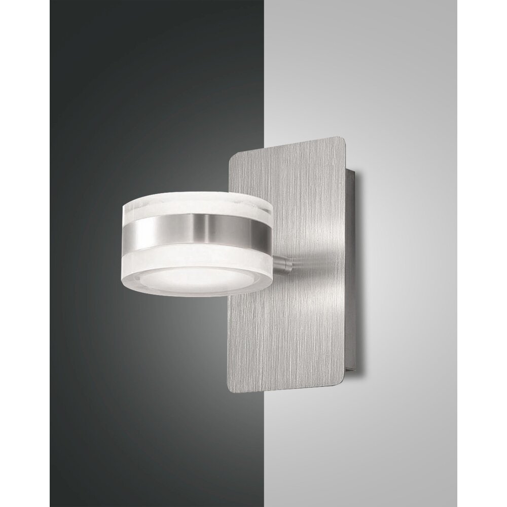 Fabas Luce Dunk Wandleuchte LED Aluminium, 1-flammig main product photo