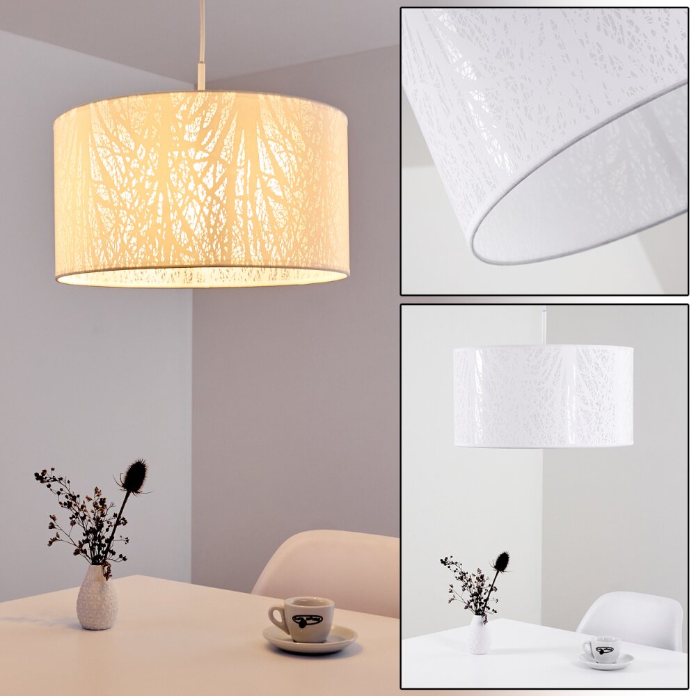 Antalya Hängeleuchte Weiß, 1-flammig main product photo